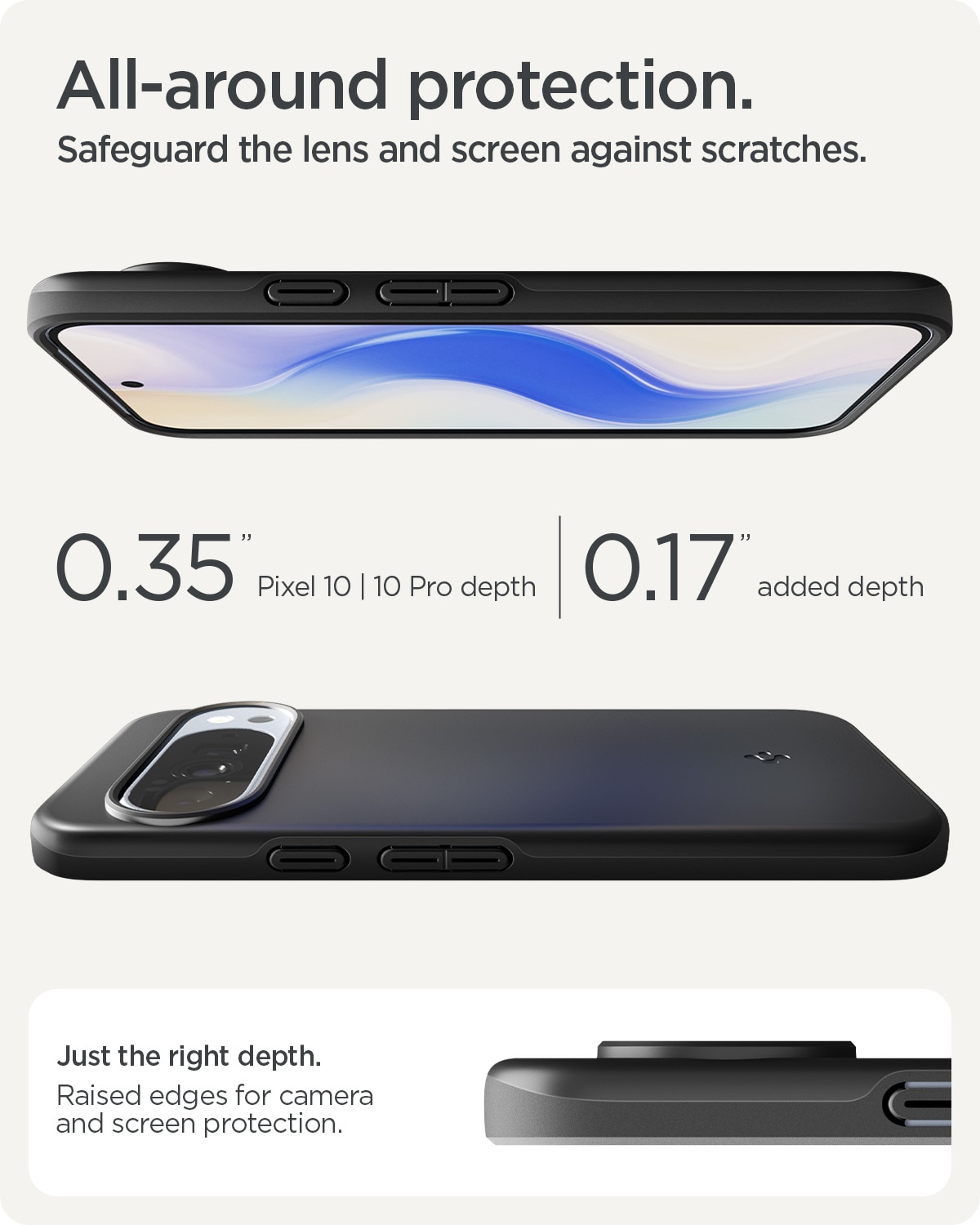 Funda Thin Fit MagSafe Google Pixel 10 Pro XL Black