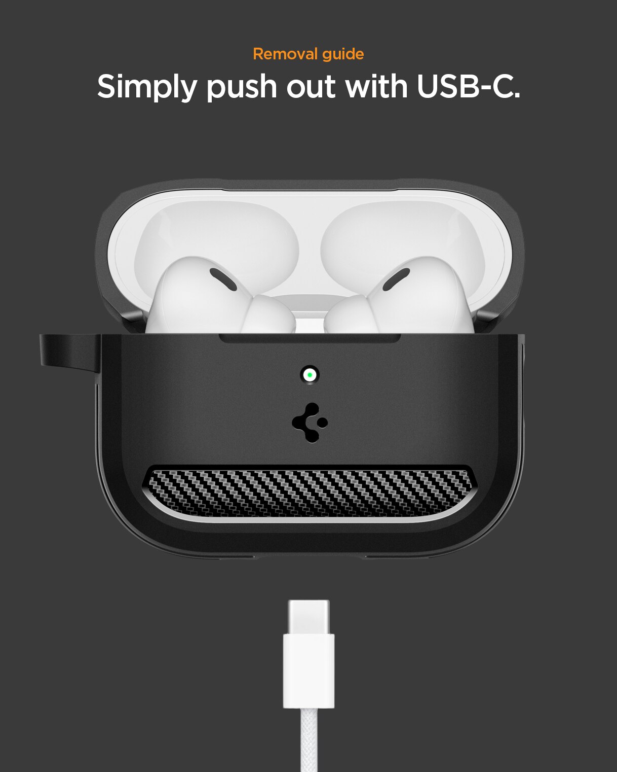 Case Rugged Armor Apple AirPods Pro 3 Black
