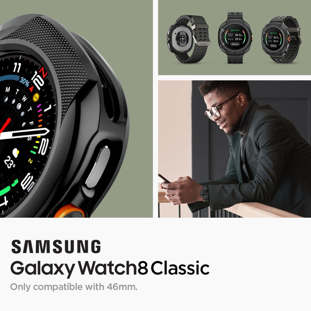 Funda Liquid Air Samsung Galaxy Watch 8 Classic Black