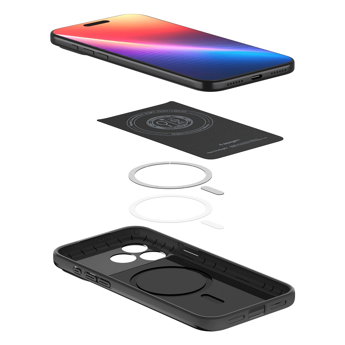 Funda Thin Fit MagSafe iPhone 17 Pro Max Black