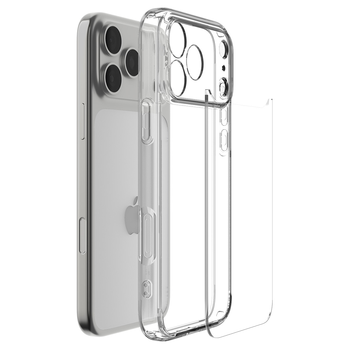 Funda Ultra Hybrid iPhone 17 Pro Max Crystal Clear