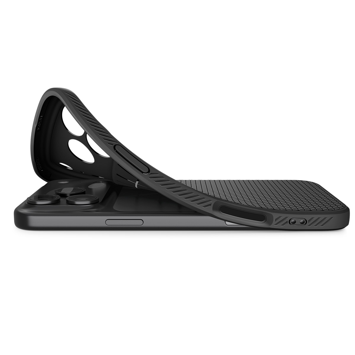 Funda Liquid Air iPhone 17 Pro Matte Black