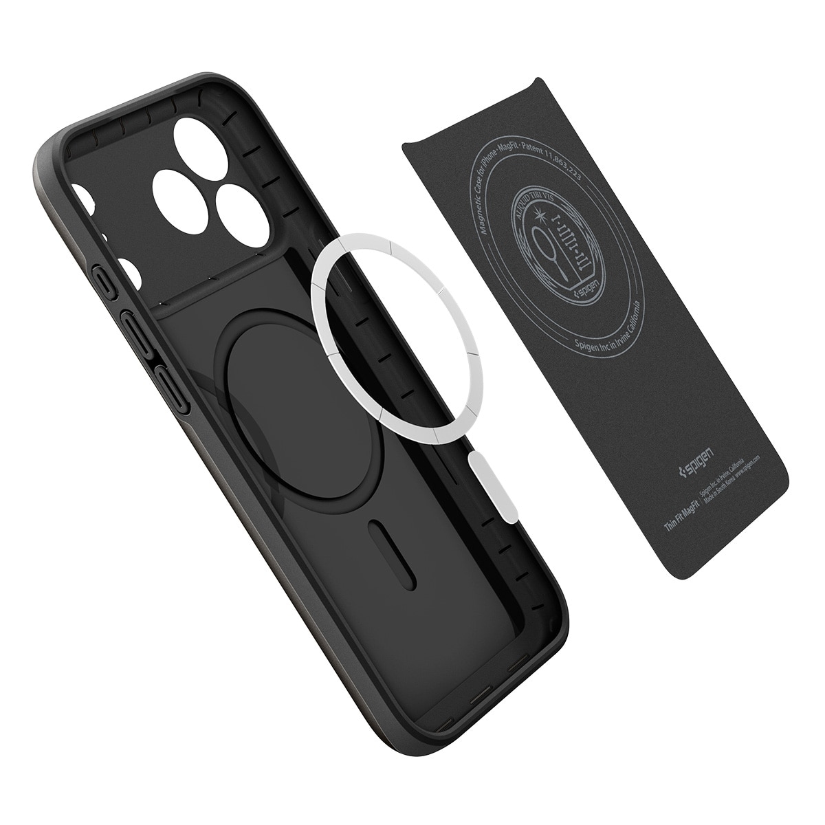 Funda Thin Fit MagSafe iPhone 17 Pro Black