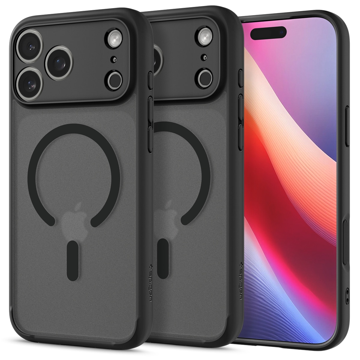 Funda Ultra Hybrid MagSafe iPhone 17 Pro Frosted Black