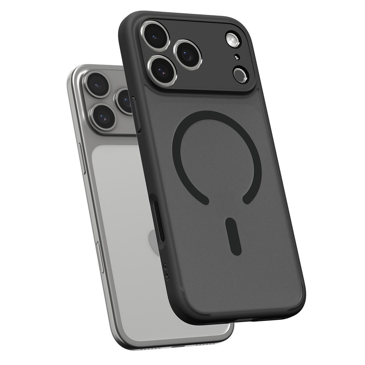 Funda Ultra Hybrid MagSafe iPhone 17 Pro Frosted Black