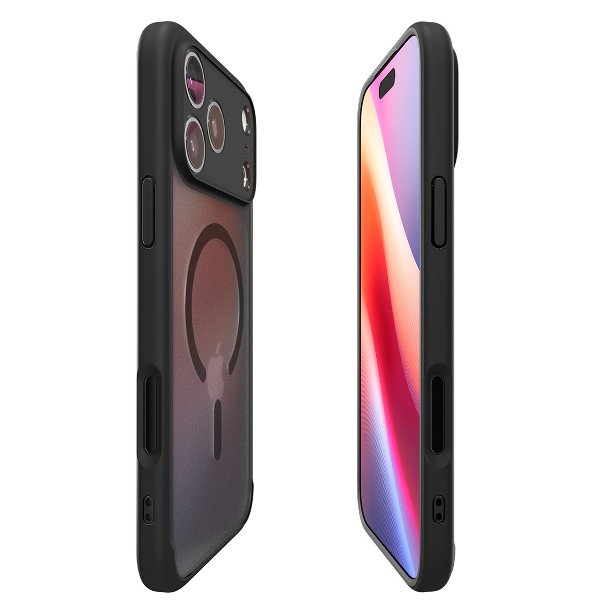 Funda Ultra Hybrid MagSafe iPhone 17 Pro Frosted Black