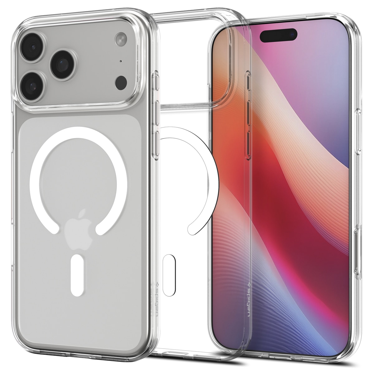 Funda Liquid Crystal MagSafe iPhone 17 Pro Max Clear White