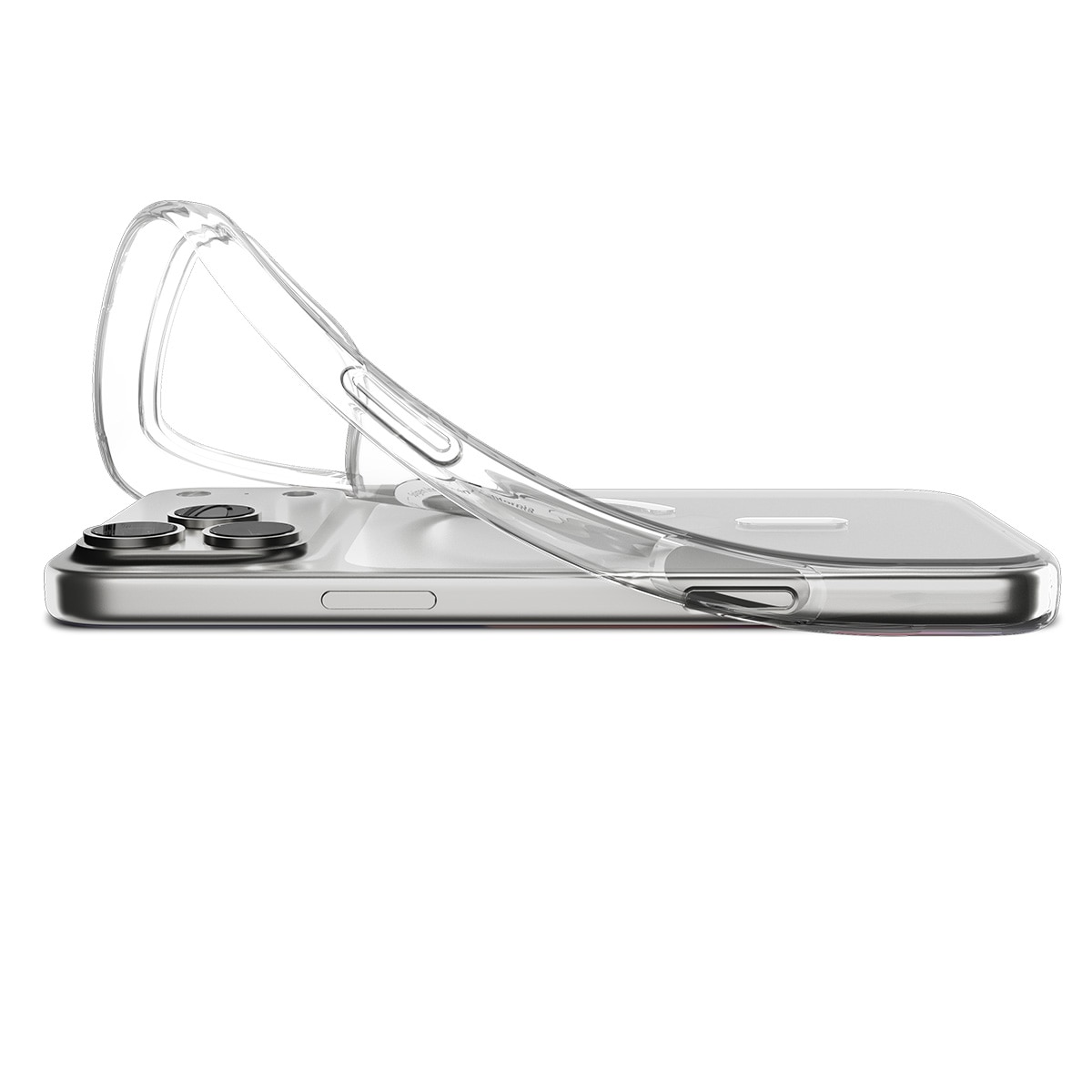 Funda Liquid Crystal MagSafe iPhone 17 Pro Max Clear White
