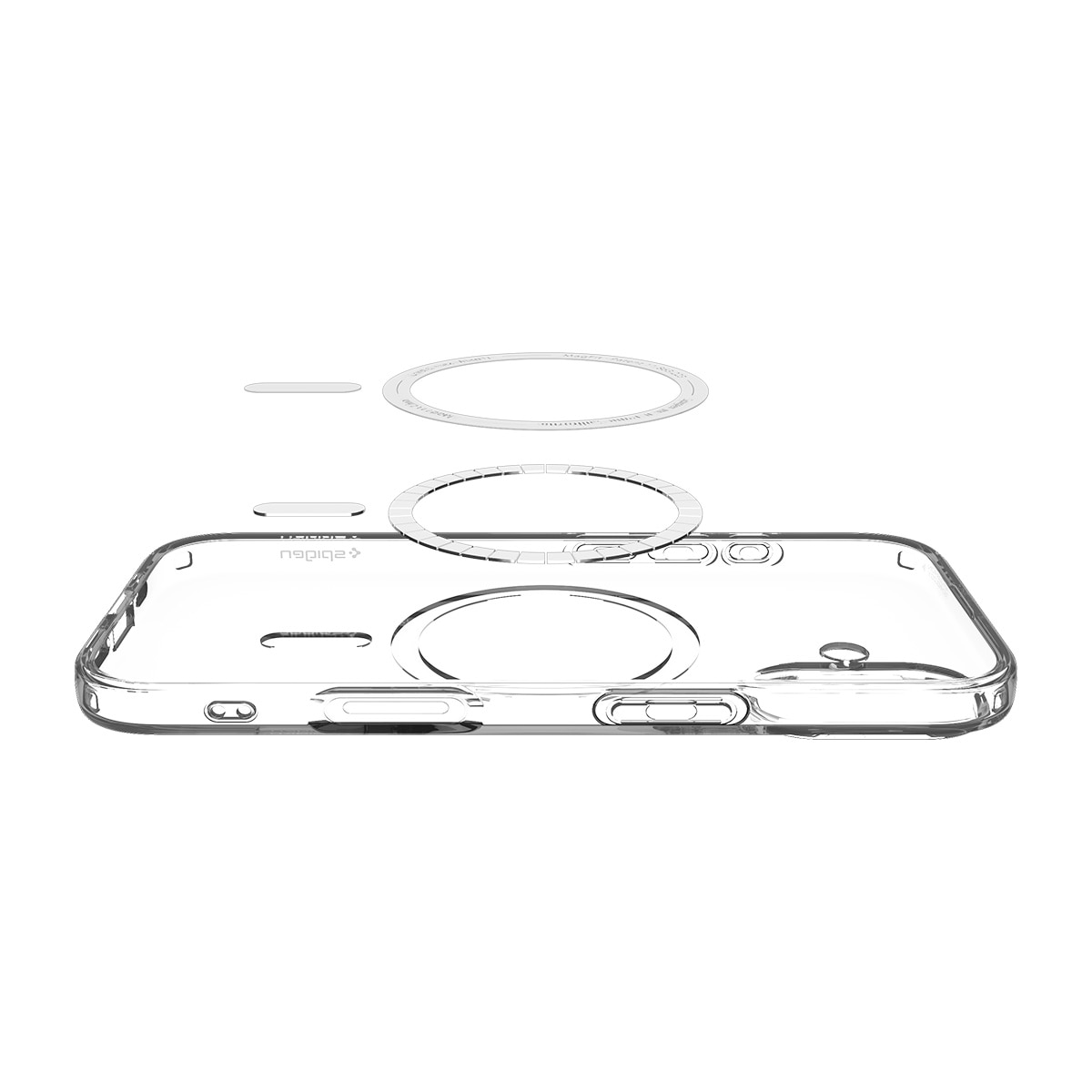 Funda Liquid Crystal MagSafe iPhone 17 Clear White