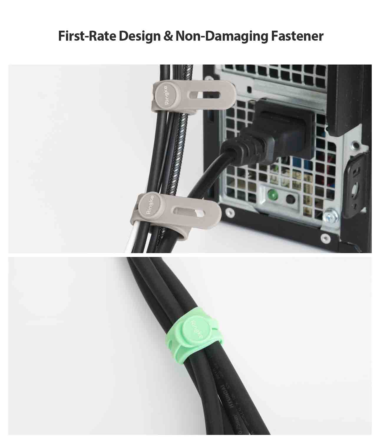 Silicone Cable Tie (5 piezas) Multi Color