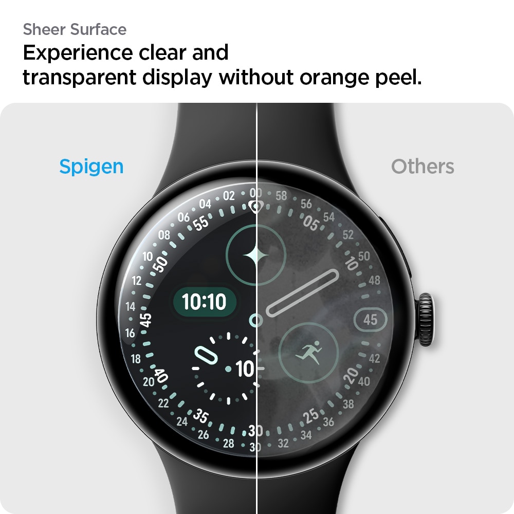 Protector de pantalla EliteShield EZ Fit (2 piezas) Google Pixel Watch 4 45mm