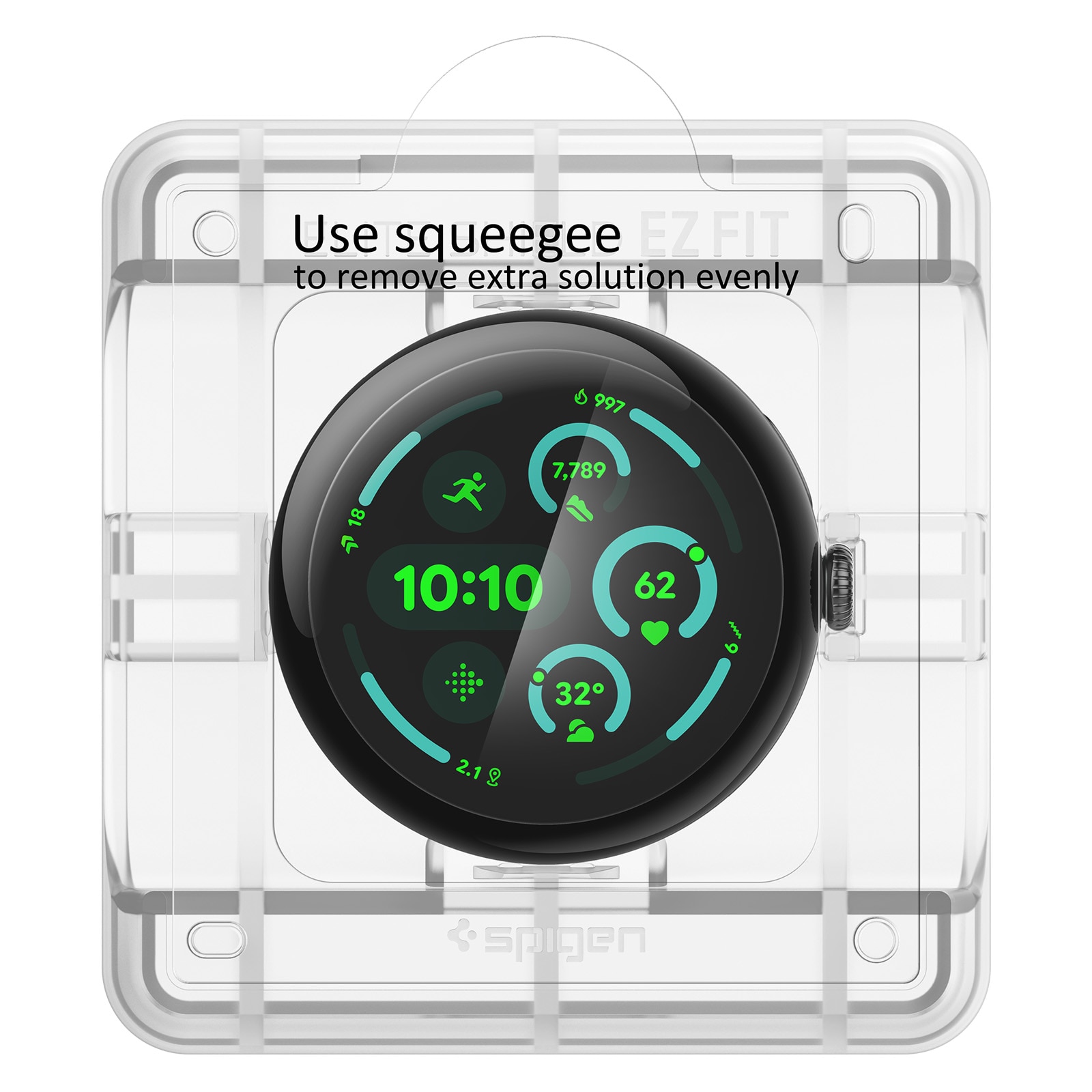 Protector de pantalla EliteShield EZ Fit (2 piezas) Google Pixel Watch 4 45mm