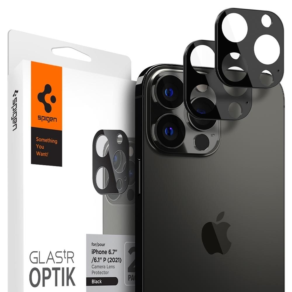 Optik Lens Protector Black (2 piezas) iPhone 13 Pro/13 Pro Max Negro