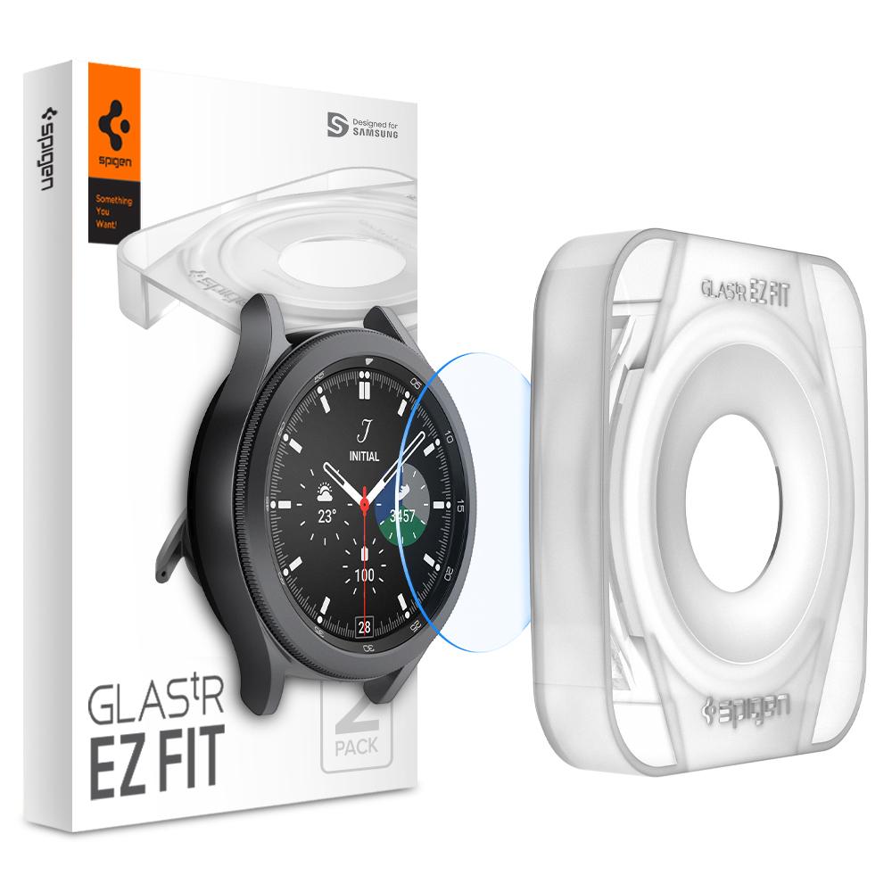 Protector de pantalla EZ Fit GLAS.tR (2 piezas) Samsung Galaxy Watch 4 Classic 46mm