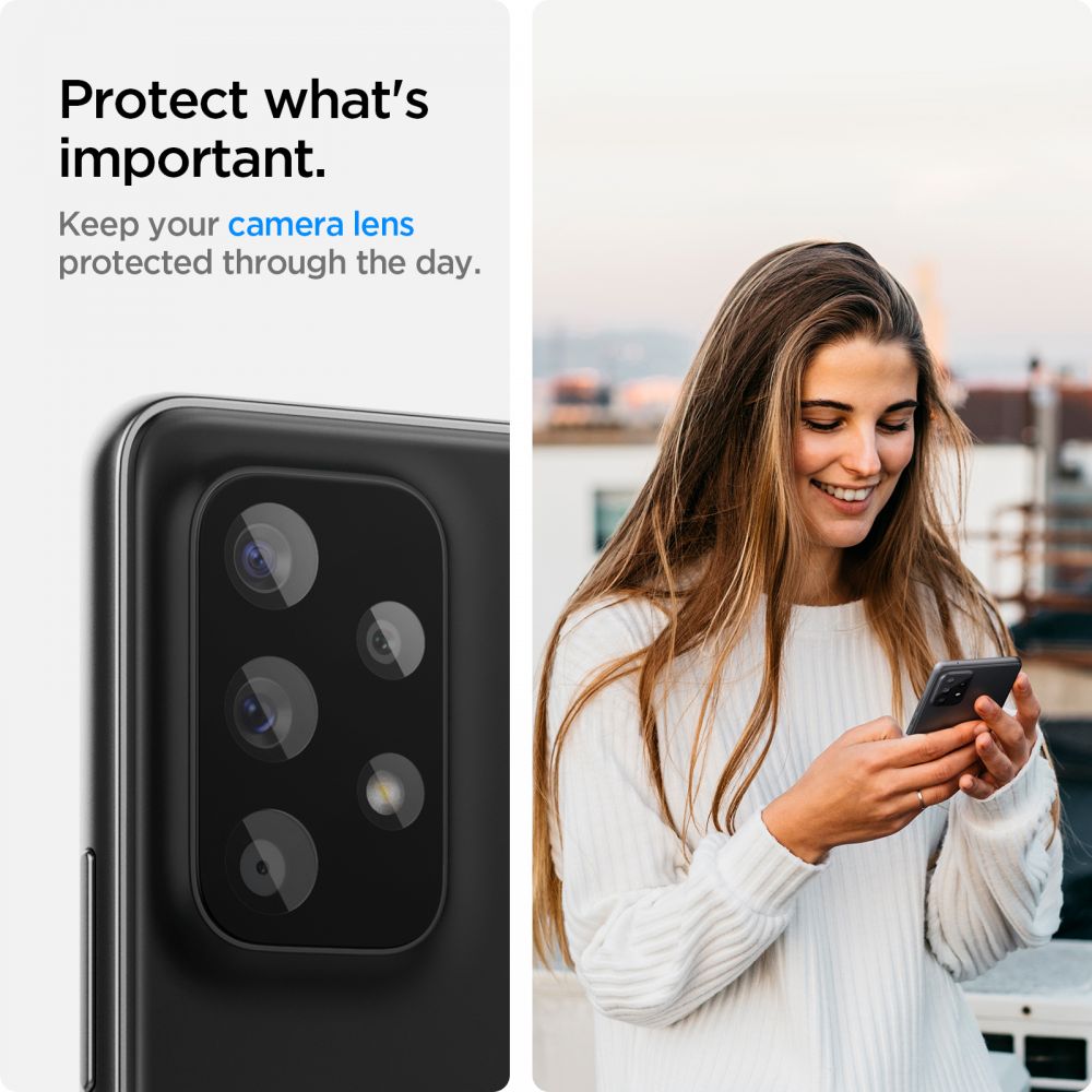 Optik Lens Protector (2 piezas) Samsung Galaxy A33/A53/A73 Black