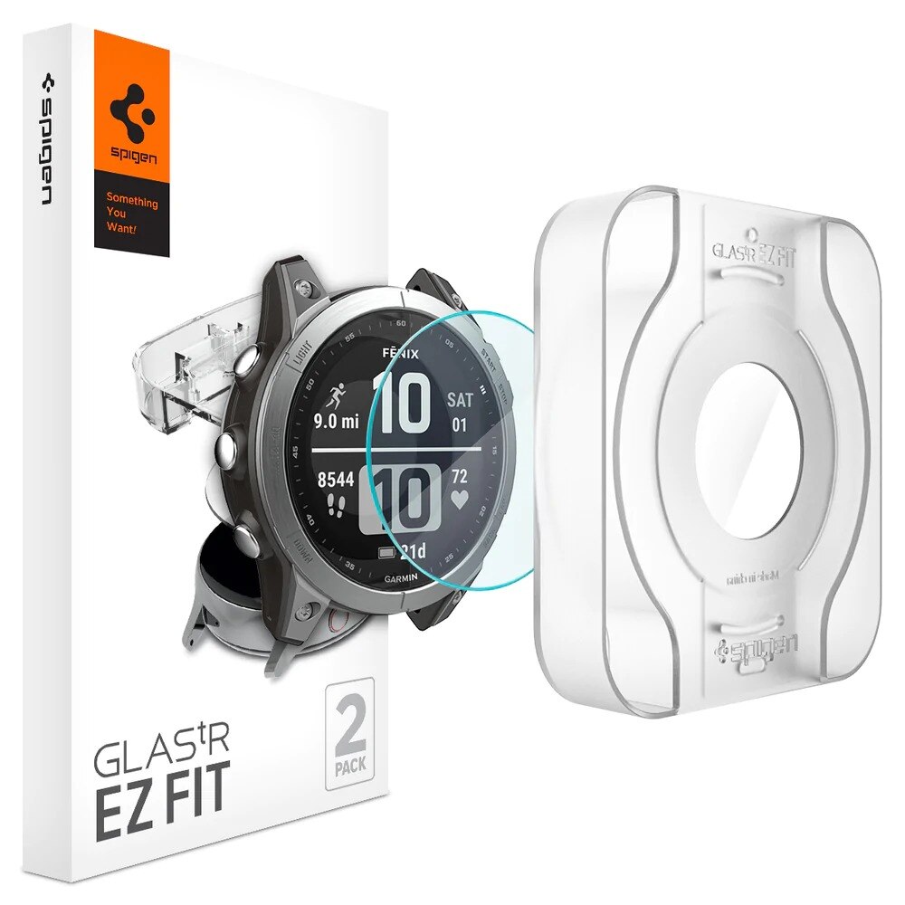 Protector de pantalla EZ Fit GLAS.tR (2 piezas) Garmin Fenix 7