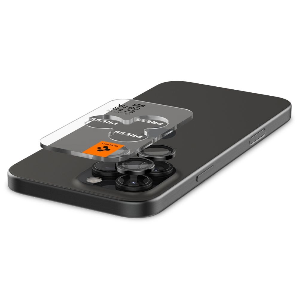 EZ Fit Optik Lens Protector iPhone 16 Pro Max (2 piezas) Black