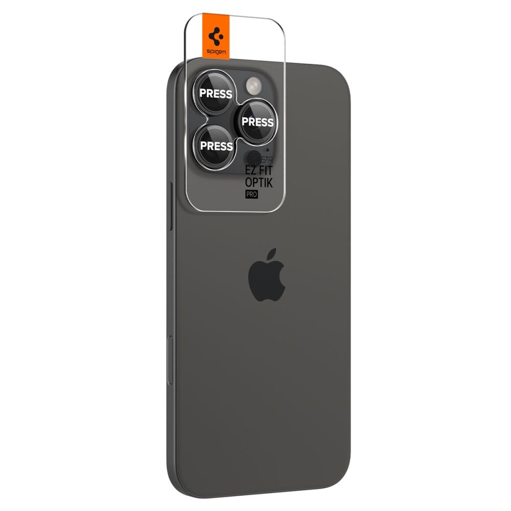 EZ Fit Optik Lens Protector iPhone 16 Pro Max (2 piezas) Black
