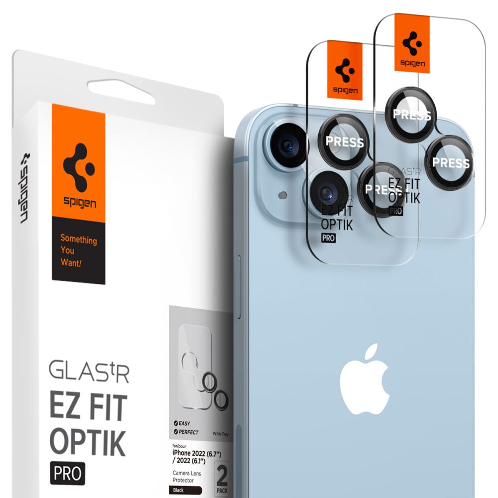 EZ Fit Optik Pro Lens Protector iPhone 14 Plus Black