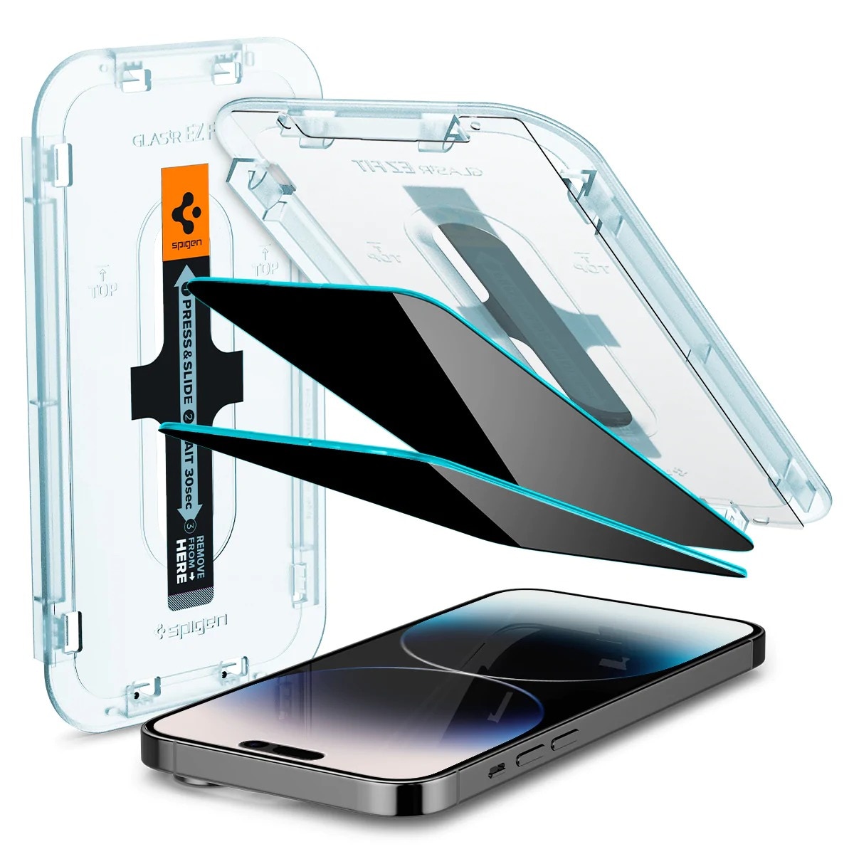Screen Protector Privacy GLAS EZ Fit (2 piezas) iPhone 14 Pro Max