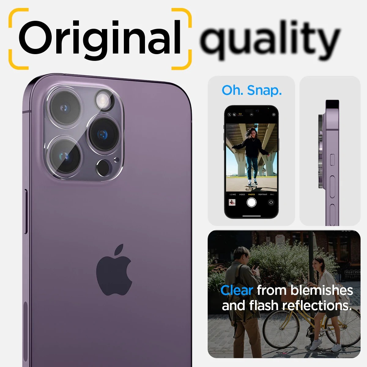 Optik Lens Protector (2 piezas) iPhone 14 Pro Crystal Clear