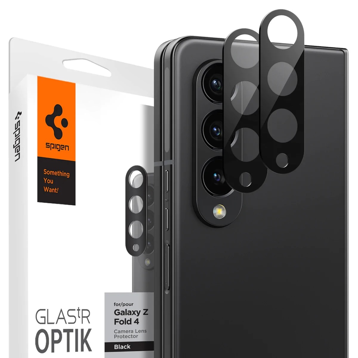 Optik Lens Protector (2 piezas) Samsung Galaxy Z Fold 4 Black