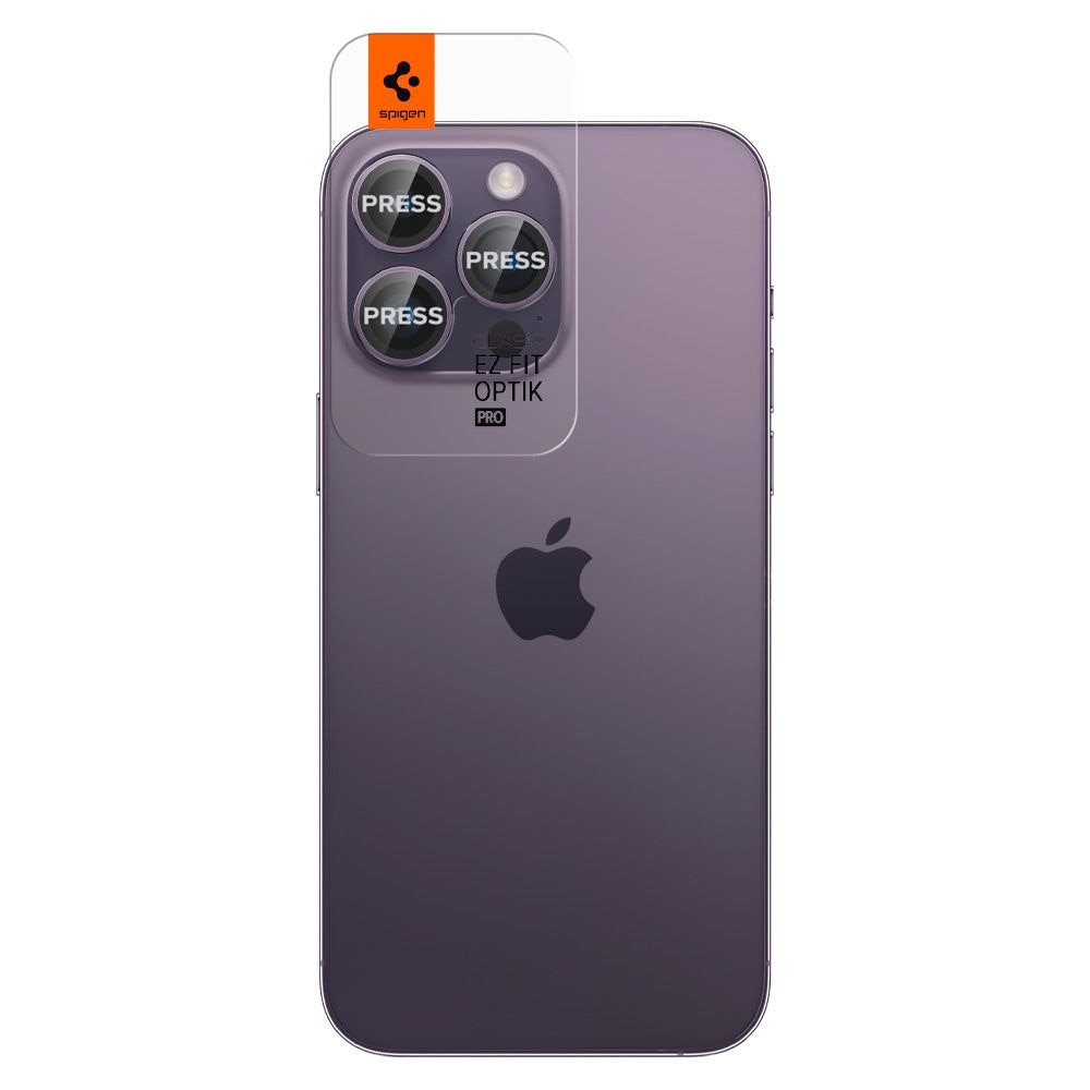 EZ Fit Optik Pro Lens Protector iPhone 14 Pro (2 piezas) Deep Purple