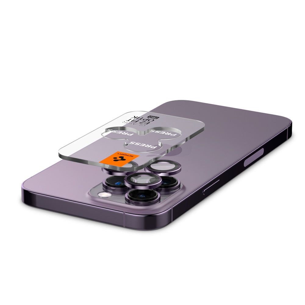 EZ Fit Optik Pro Lens Protector iPhone 14 Pro (2 piezas) Deep Purple