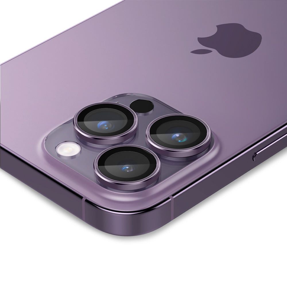 EZ Fit Optik Pro Lens Protector iPhone 14 Pro (2 piezas) Deep Purple