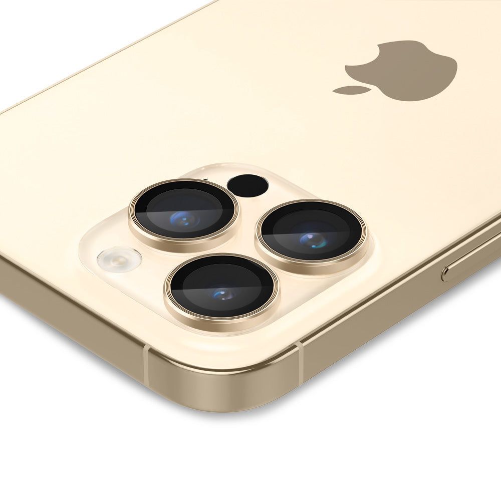 EZ Fit Optik Pro Lens Protector iPhone 14 Pro (2 piezas) Gold