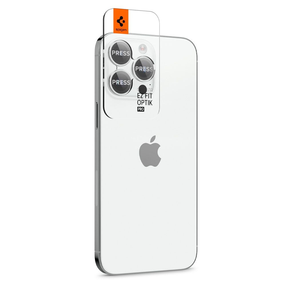 EZ Fit Optik Pro Lens Protector iPhone 14 Pro (2 piezas) Silver