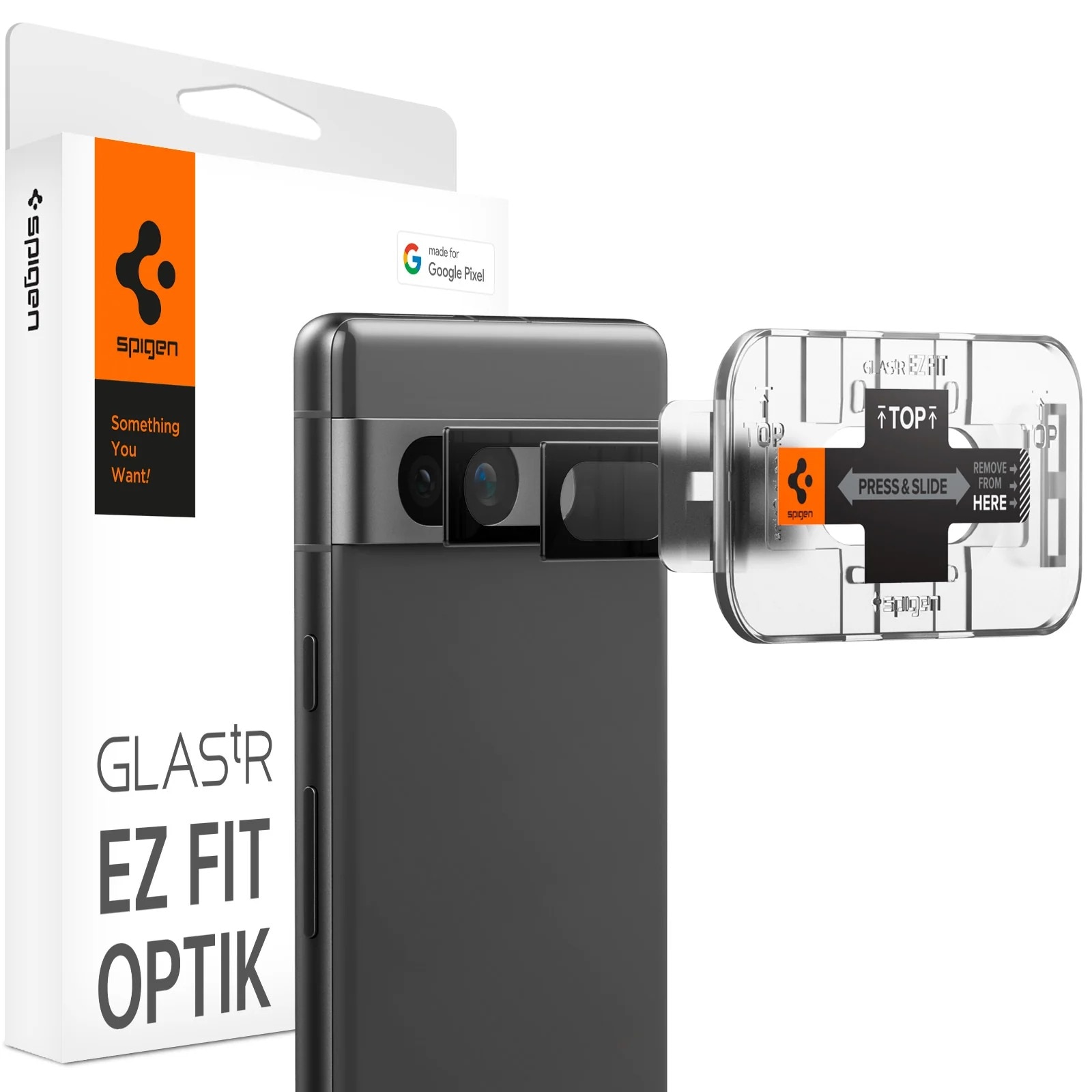 EZ Fit Optik Lens Protector Google Pixel 7a (2 piezas) Black