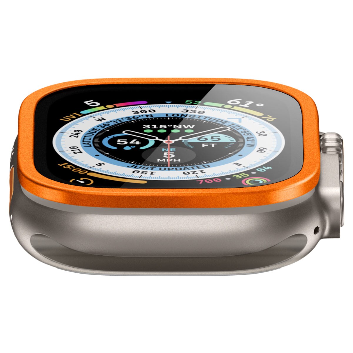 Screen Protector Glas.tR Slim Pro Apple Watch Ultra 2 49mm naranja