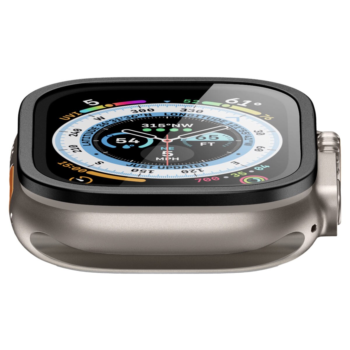 Screen Protector Glas.tR Slim Pro Apple Watch Ultra 49 mm negro