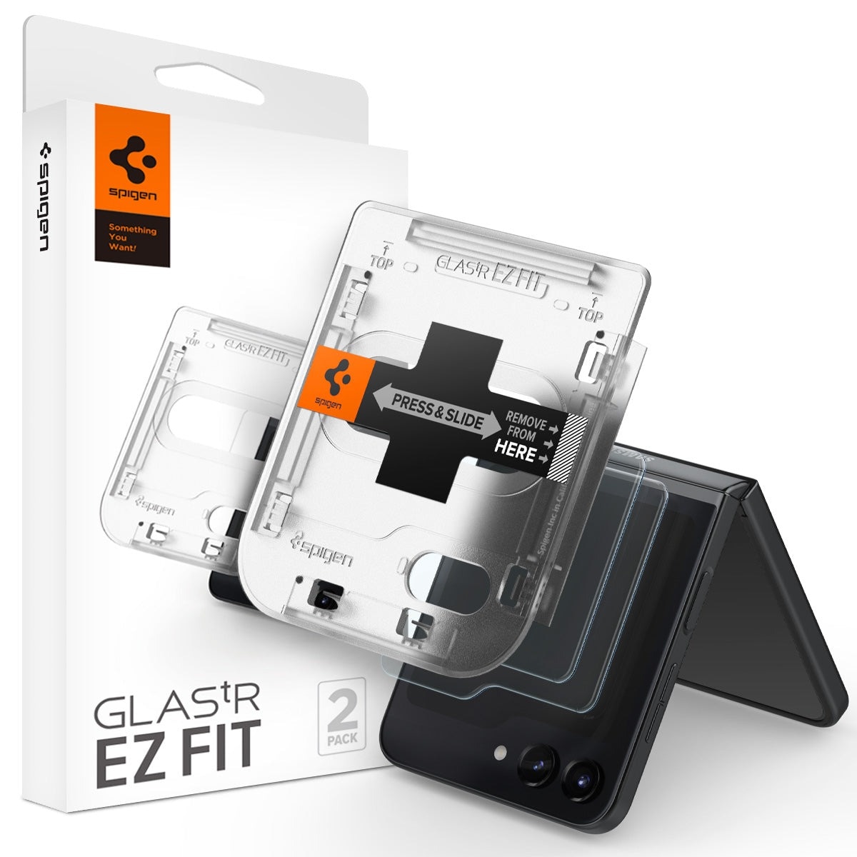 Cover Screen Protector GLAS.tR EZ Fit (2 piezas) Galaxy Z Flip 5