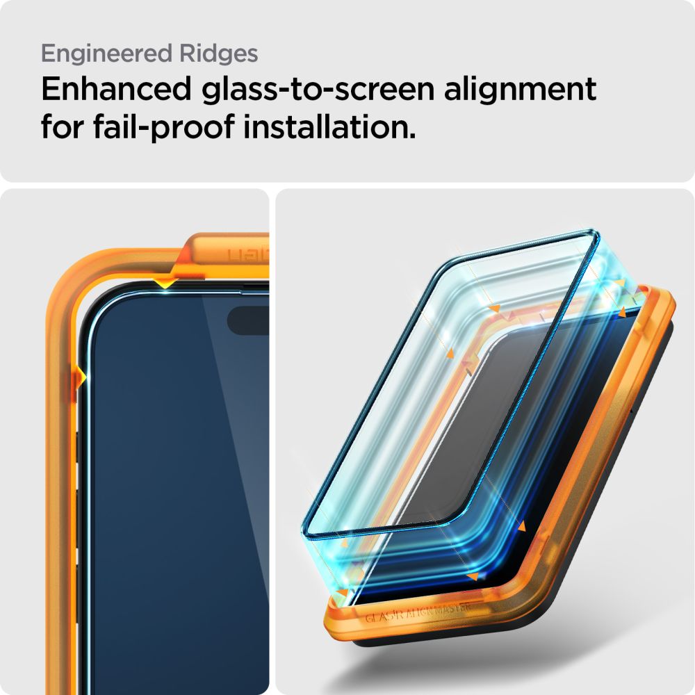 AlignMaster GLAS.tR Full Cover (2 piezas) iPhone 15 Pro