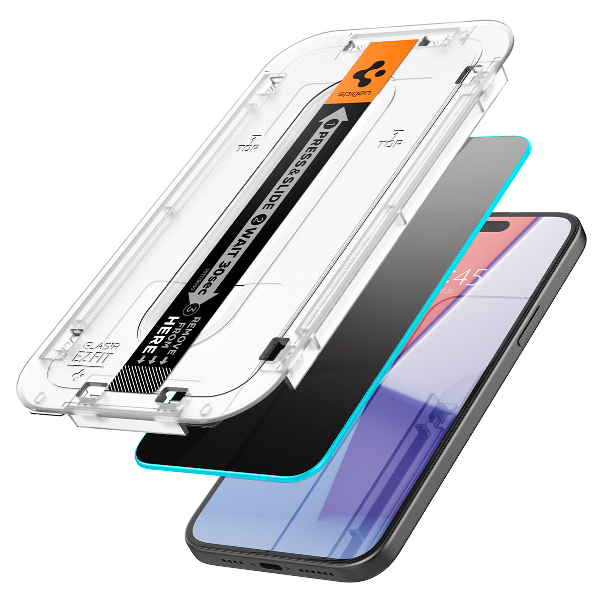 Screen Protector Privacy GLAS EZ Fit (2 piezas) iPhone 15