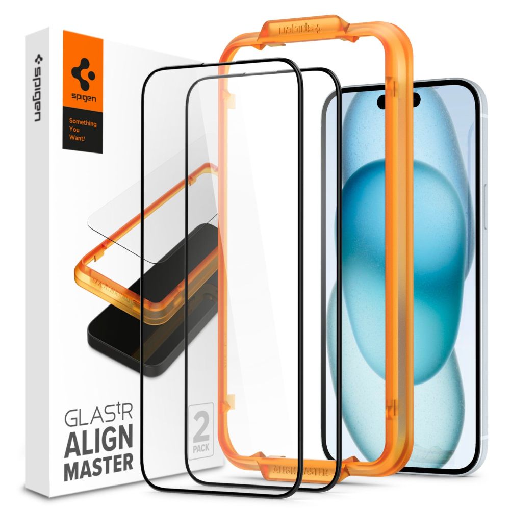 AlignMaster GLAS.tR Full Cover (2 piezas) iPhone 15
