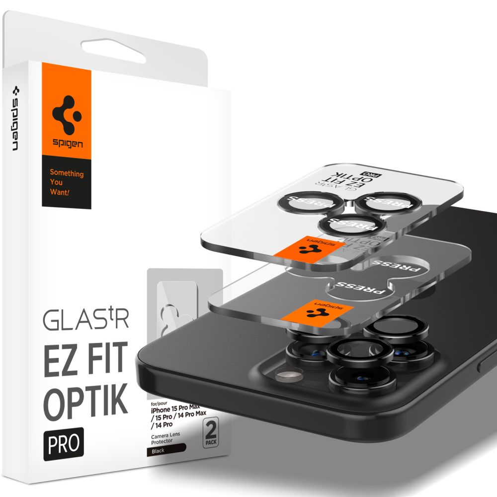 EZ Fit Optik Pro Lens Protector iPhone 15 Pro Crystal Clear