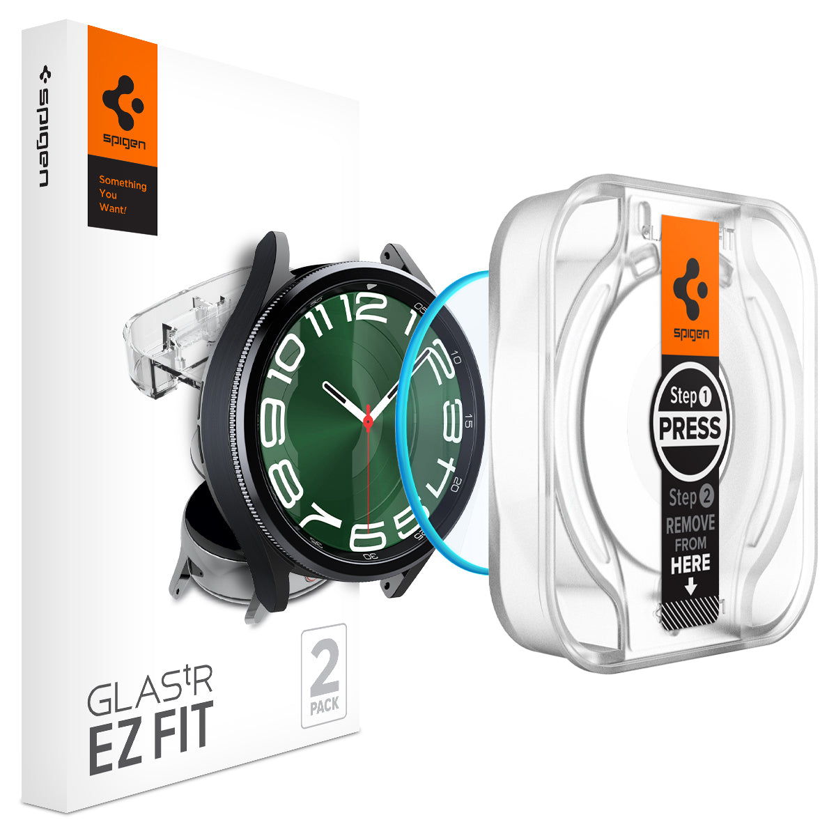 Protector de pantalla EZ Fit GLAS.tR (2 piezas) Samsung Galaxy Watch 6 Classic 47mm