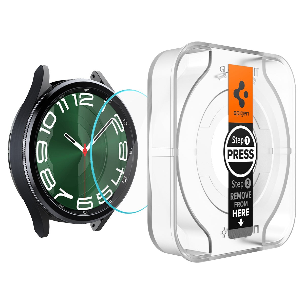 Protector de pantalla EZ Fit GLAS.tR (2 piezas) Samsung Galaxy Watch 6 Classic 47mm