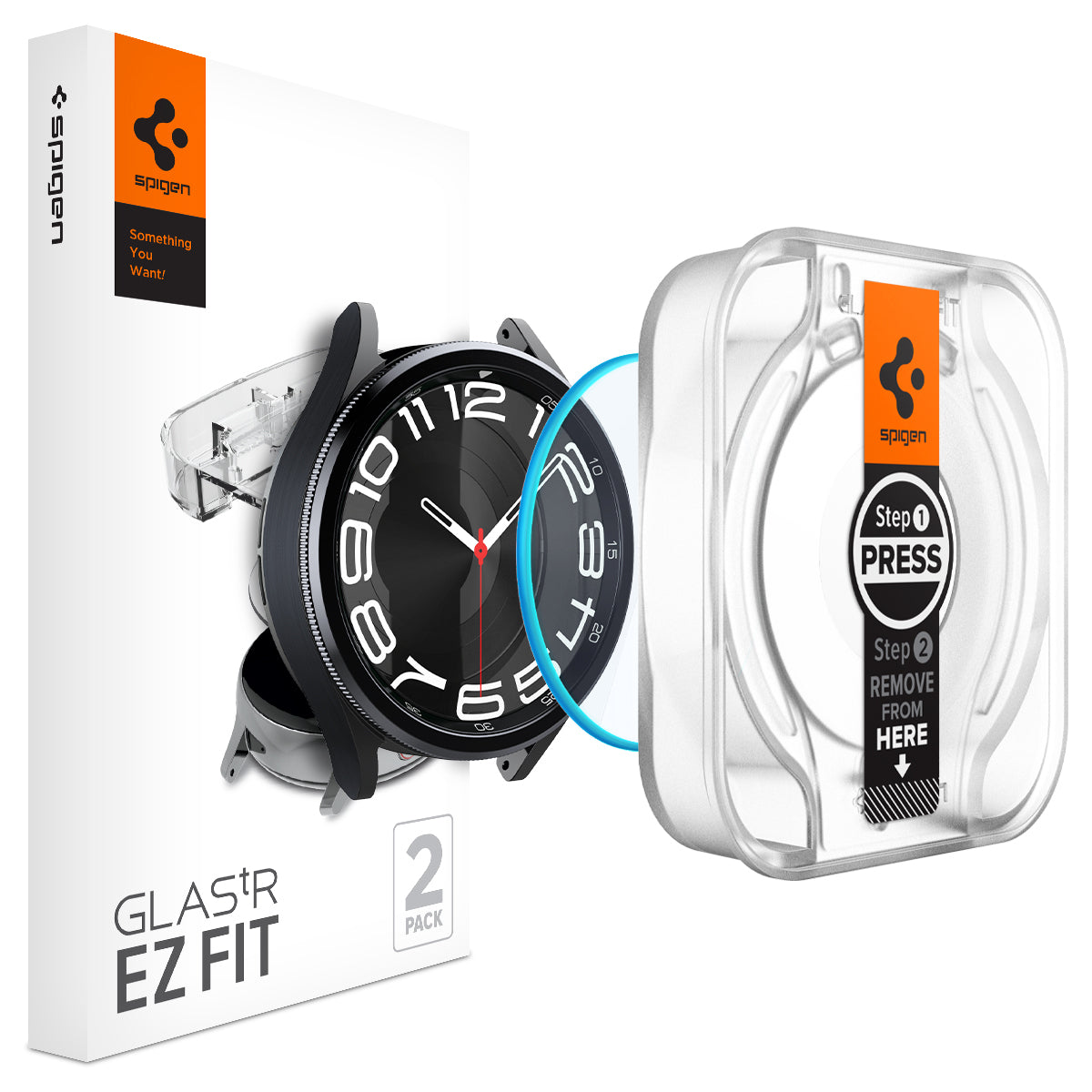 Protector de pantalla EZ Fit GLAS.tR (2 piezas) Samsung Galaxy Watch 6 Classic 43mm