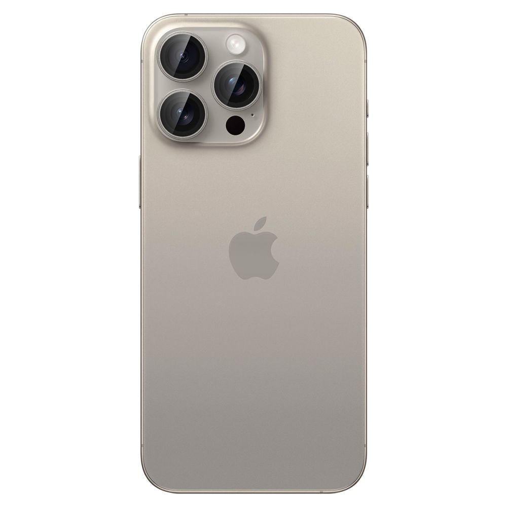 EZ Fit Optik Pro Lens Protector iPhone 15 Pro (2 piezas) Natural Titanium