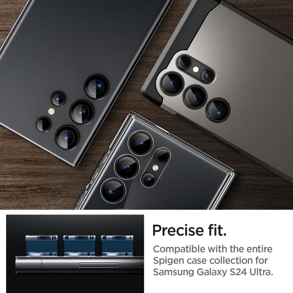 EZ Fit Optik Pro Lens Protector Samsung Galaxy S24 Ultra (2 piezas)