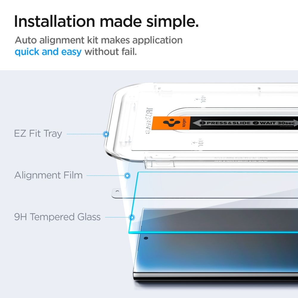 Screen Protector GLAS EZ Fit (2 piezas) Samsung Galaxy S24 Ultra