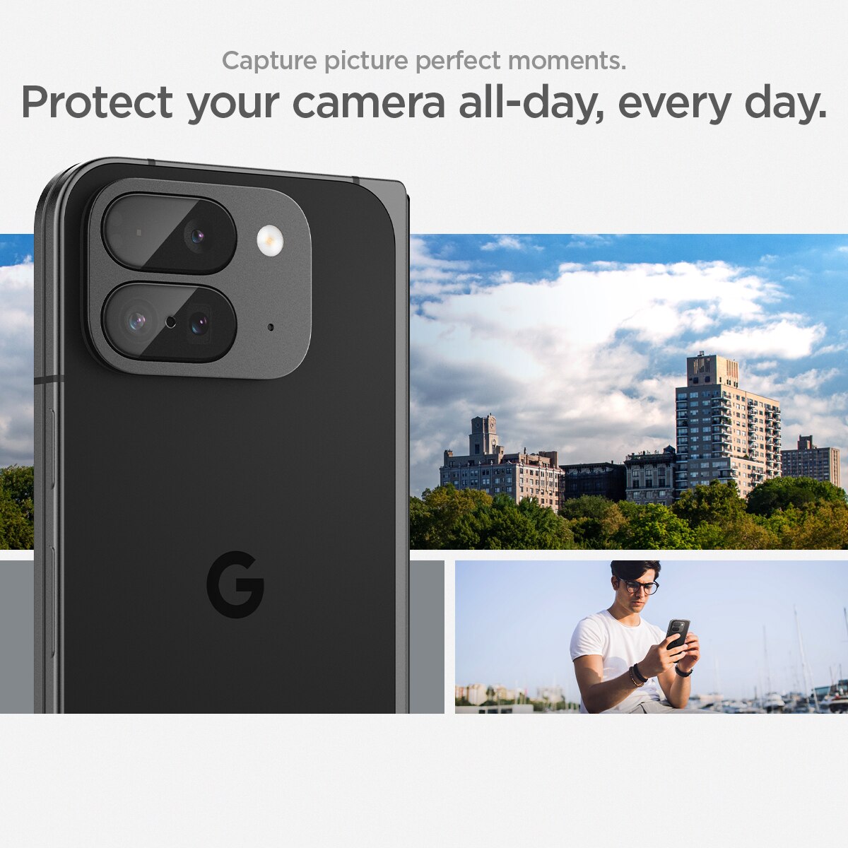 EZ Fit Optik Lens Protector Google Pixel 9 Pro Fold (2 piezas)