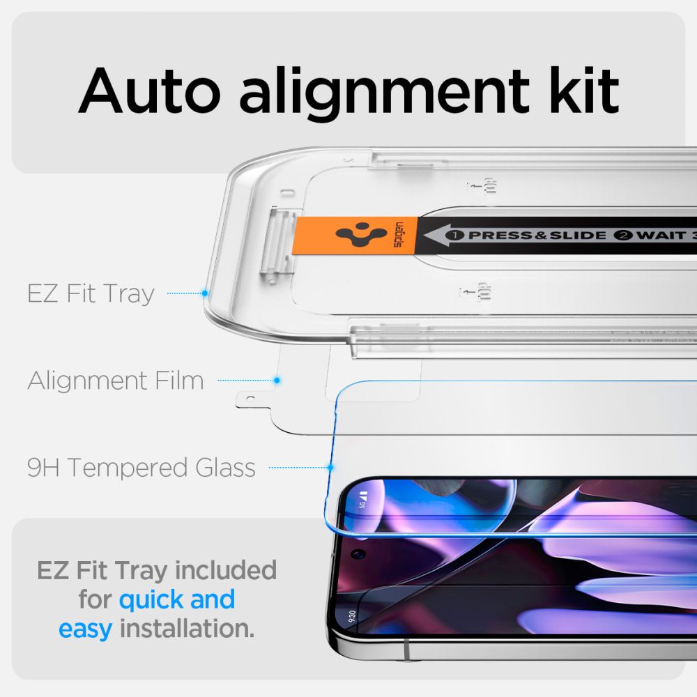 Screen Protector GLAS.tR EZ Fit (2 piezas) Google Pixel 9