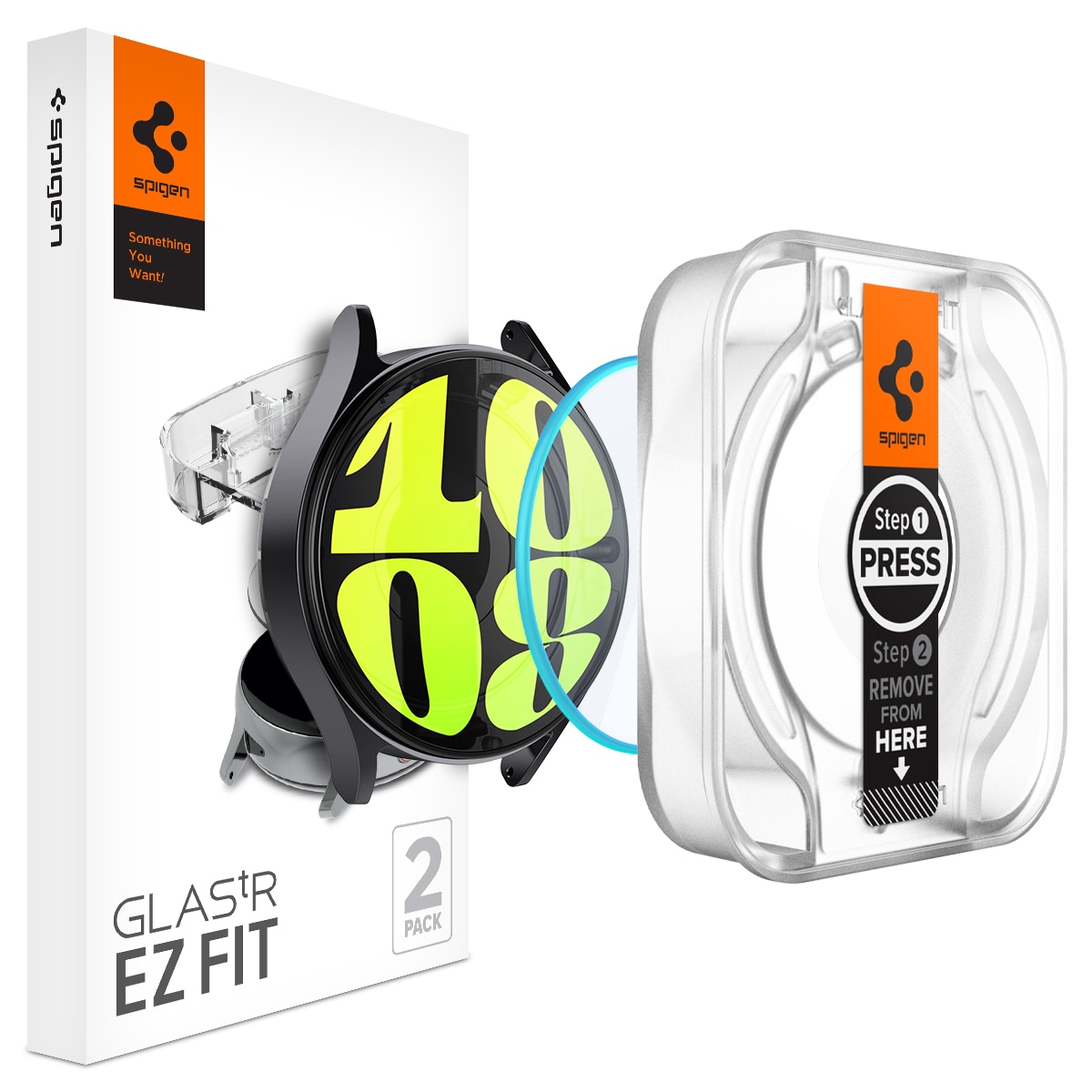 Protector de pantalla EZ Fit GLAS.tR (2 piezas) Samsung Galaxy Watch 7 44mm