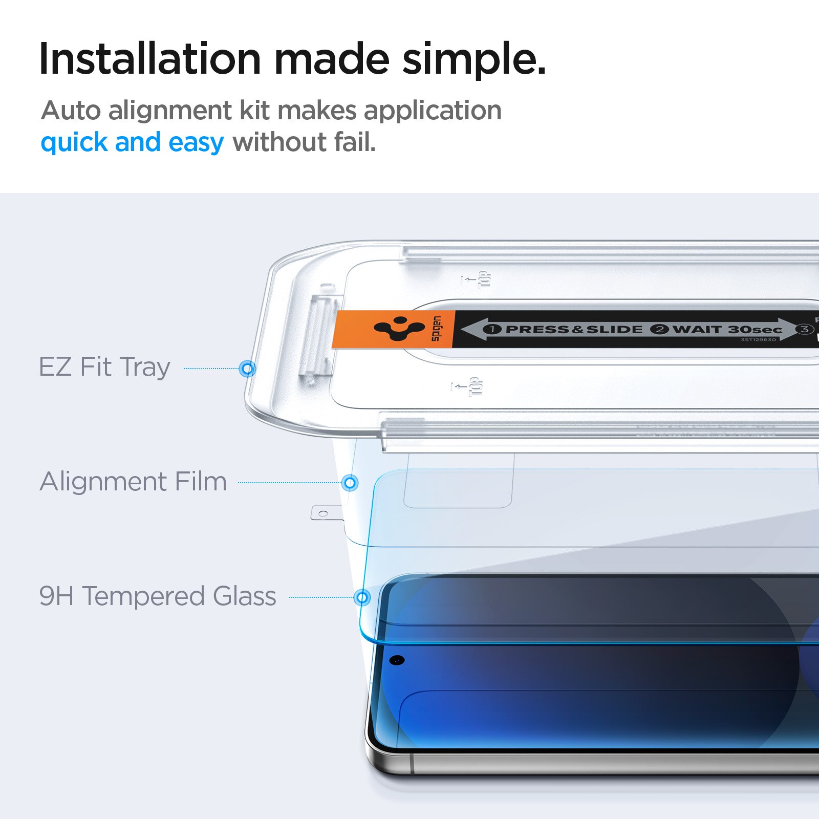Screen Protector GLAS.tR EZ Fit (2 piezas) Samsung Galaxy A56