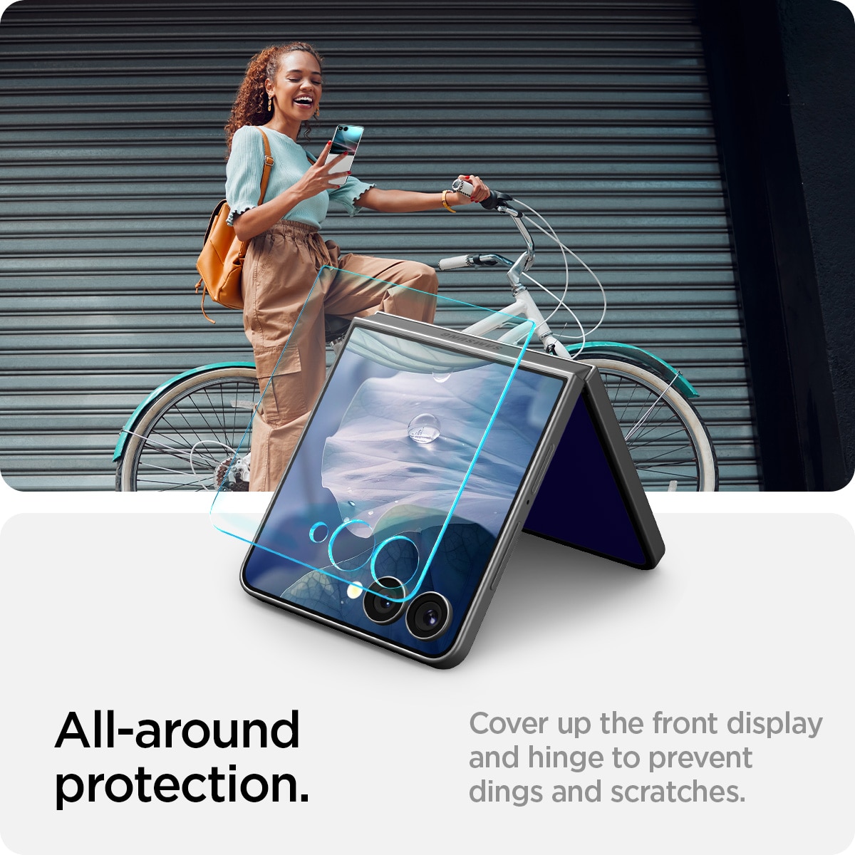 Cover Screen Protector GLAS.tR EZ Fit (2 piezas) Samsung Galaxy Z Flip 7